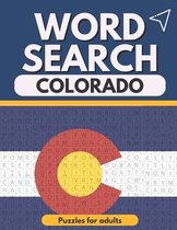 word search Colorado Puzzles for adults