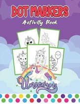 Dot markers activity book unicorn