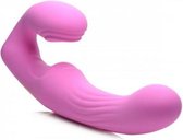 Strap U - U-Pulse Siliconen Vibrerende Strapless Strap-On - Roze - Vrouw - Speeltjes - Moederdag - Strapon - voorbinddildo - Dildo - Vibrator - Penis - Buttplug - Sexy - Tril ei -