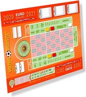Voetbal Roulette EK2021 Deluxe (42 x 30 cm) - Een mooi cadeau voor Kerstmis - EK Voetbalspel - Het gezellige alternatief voor TOTO voorspel de wedstrijd!
