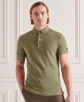 Superdry Heren Jersey polo van biologisch katoen met reliëf