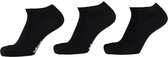 Apollo bamboe sneaker sokken 3-paar - Zwart  - 42