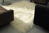 Vloerkleed van IJslandse schapenvacht wit (200x220cm) - hoogste kwaliteit! - handgemaakt - 100% natuurlijk product - ecologisch - echt - carpet