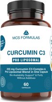 Curcumin C3 - LIPOSOMAL - NO ADDITIVES - 60 capsules (Turmeric, Kurkuma, Curcumine)