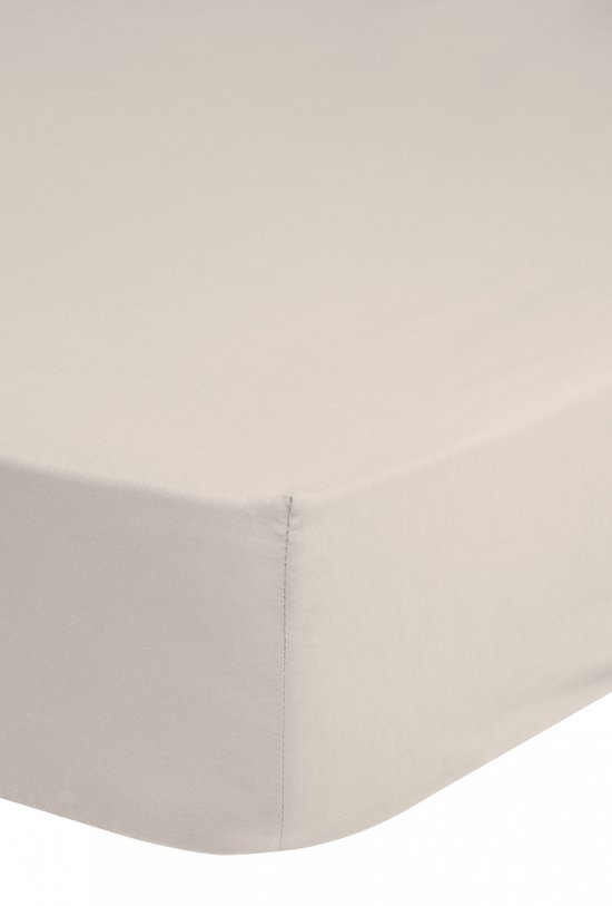 Drap housse Good Morning Iron Free Cotton - Light Sand Dimensions: 180x220cm