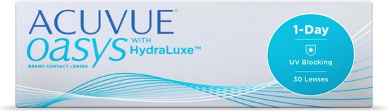 -5,25 – ACUVUE® OASYS 1-Day WITH HYDRALUXE – 30 pack – Daglenzen – BC 9,00 – Contactlenzen