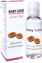 Easy Love Massage olie Fruit de la passion silicone 100ml Transparant