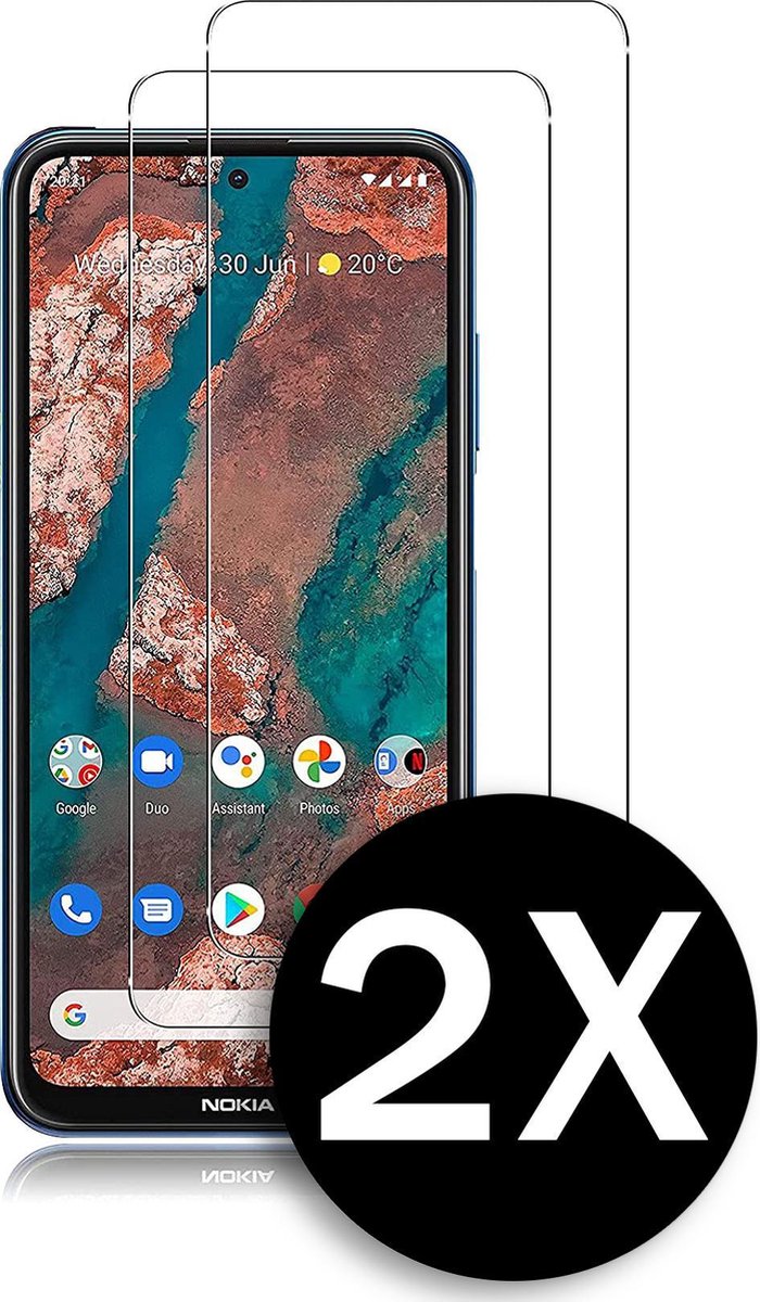 HB Glas Geschikt voor Nokia G11 & G21 - Screenprotector Glas Gehard Tempered Glass - 2 Stuks