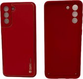ZKl Telecom Telefoonhoesje - Back Cover - Geschikt Voor Samsung Galaxy S21 - Rood