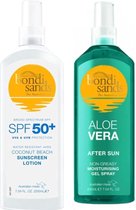 Bondi Sands Sun Lotion F50 200 ml en Aloe Vera After Sun Gel Spray 200ml