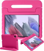 Hoes Geschikt voor Samsung Galaxy Tab A7 Lite Hoes Kinder Hoesje Kids Case Cover Kidsproof - Hoesje Geschikt voor Samsung Tab A7 Lite Hoesje Kinder Hoesje - Roze