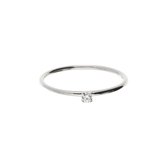 Glow 214.3060 Ring Witgoud G SI 1 0,05ct - maat 50