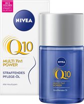 NIVEA Q10 Verstevigende Lichaamsolie 100 ml, verstevigende huidverzorgingsolie tegen striae, lichaamsolie met Q10, macadamia-, avocado- en katoenzaadolie