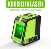 Kruislijnlaser - Groene laser - Magnetisch op te hangen - Bouwlaser- Waterpas