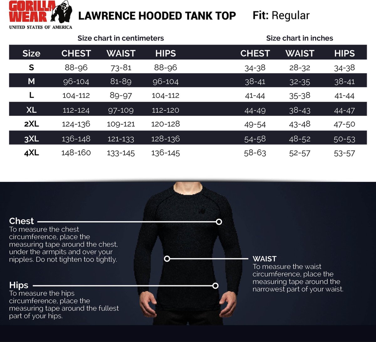 Gorilla Wear Lawrence Hooded Tank