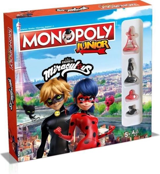 heroïsch Eigenlijk Ciro MONOPOLY JUNIOR - Miraculous Ladybug - Bordspel - Engelse versie | Games |  bol.com