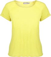 Geisha T-shirt Tshirt Short Sleeve 12389 40 Vintage Lime Dames Maat - L