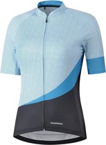 Shimano Cycling Shirt Mizuki – Cycling Shirt Women – Race Shirt – M – Blauw / Grijs