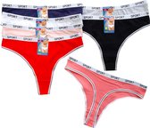 Dames strings | onderbroeken | ondergoed | dames slips | multipack 5 stuks | maat XS