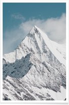 JUNIQE - Poster Highest Peak @NithidSanbundit -30x45 /Blauw & Wit