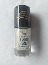 Essence i want candy scented top coat 01 i want peach!