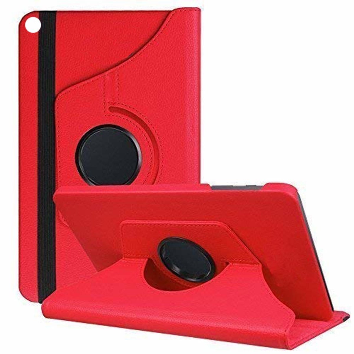 Ntech Hoes Geschikt voor Samsung Galaxy Tab A 10.1 (2019) draaibare Hoes - Rood