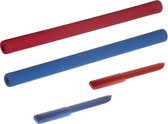 Soft sticks & messen set voor jiujitsu Nihon | rood en blauw