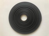 Glasband - 6 x 2 mm - Grijs - 25 meter - Beglazingsband - PE band - Schuimband - Glasband 2 mm - Glasband zwart