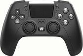 draadloze controller - 2 vibratiemotoren geschikt voor Playstation 4 - zwart / wit