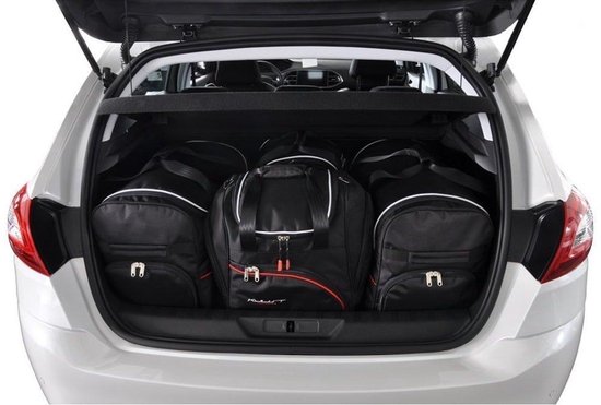 PEUGEOT 308 HATCHBACK 2013+ Set de Sacs de voyage 4 pièces organisateur  d'intérieur de