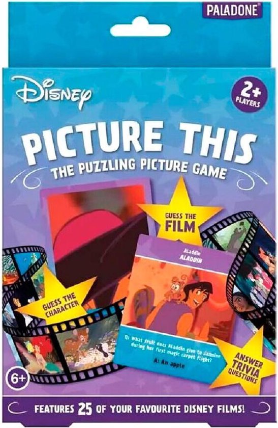 Afbeelding van het spel Disney Trivial english card game