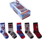 Sokken 5 pack - Spiderman - Super Hero  - Marvel - maat 25/30 - sokken set van 5 stuks
