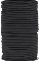 Paracord 4 mm - 9 core - 5 meter - zwart