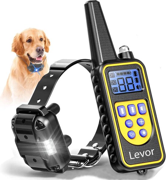 Levor® Anti Blafband voor Kleine en Grote Honden - Trainingshalsband -  Regenbestendig... | bol.com