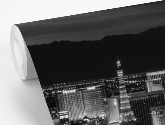 Papier Peint - Papier Papier peint photo Las Vegas la Nuit - Largeur 350 cm x Hauteur 350 cm