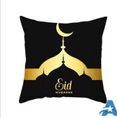 Eid-decoraties voor huis Kussenhoes voor Suikerfeest/offerfeest 45x45 cm Style N1