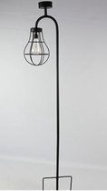 Countryfield - Solarlamp - steker - LED - Silas - zwart - L23B17H142CM