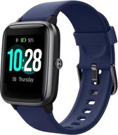 Smartwatch ID205L | 2021 | Sportfunctie |Hartslagritme |Bloeddrukmeter | Onstannpingsmelder | Alarm | Muziek afspelen | Timer | IOS / Android| DONKERBLAUW