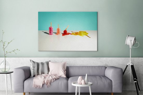 Toile fondue cinq couleurs 2cm