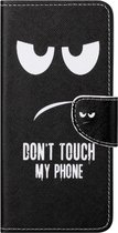 Étui portefeuille Samsung Galaxy S21 FE Ne touchez pas l'impression