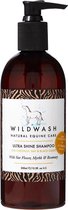 WildWash Ultra Shine Shampoo - Paarden Shampoo - Voor zwarte, bruine en voskleurige vachtjes - 100% natuurlijk