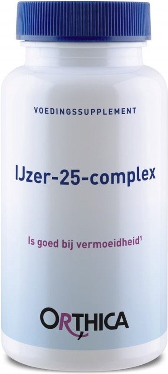 Toestand zakdoek Rechtmatig Orthica Ijzer-25-Complex (mineralen) - 90 Tabletten | bol.com