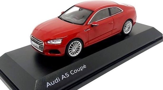 Sociaal Maladroit wat betreft Audi A5 Coupé (Rood) (10 cm) 1/43 Audi Collection Dealer model - Modelauto  -... | bol.com
