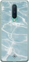 OnePlus 8 hoesje siliconen - Oceaan | OnePlus 8 case | blauw | TPU backcover transparant