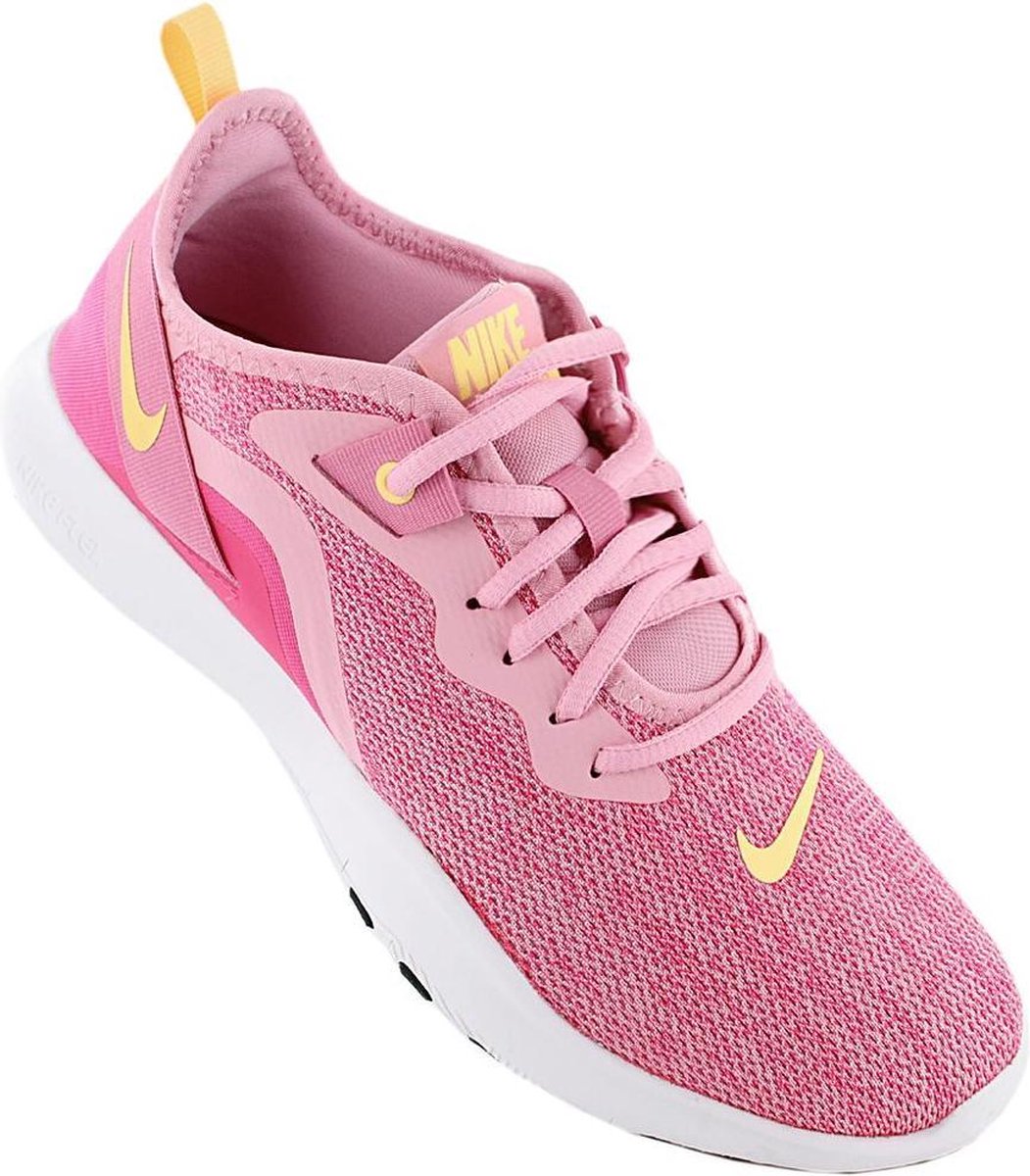 nike flex trainers pink