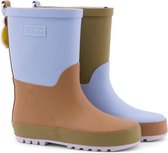 STICKY LEMON Regenlaars Blauw Caramel Olijfgroen Maat 34 Rain Boots