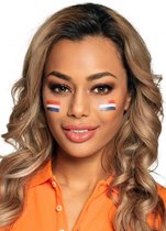 Schminkstift - Nederlandse vlag - Rood, wit, blauw - 3,8gr