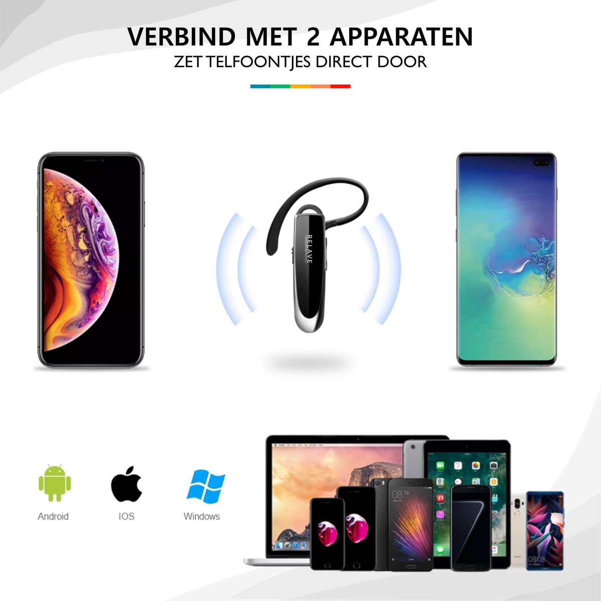 Zakelijke 5.0 Bluetooth headset Relave - Office thumbnail 4