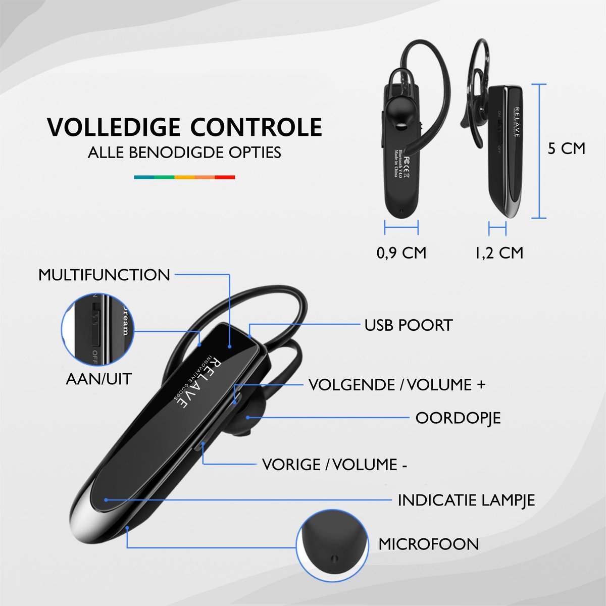 Zakelijke 5.0 Bluetooth headset Relave - Office thumbnail 5