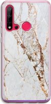 CaseCompany TPU cover - goud marmer - voor Huawei P20 Lite 2019